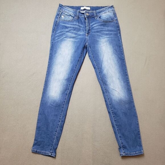 KANCAN Skinny Jeans Size 13  30  Stretch Style KC11214RM Med Wash - Picture 1 of 11